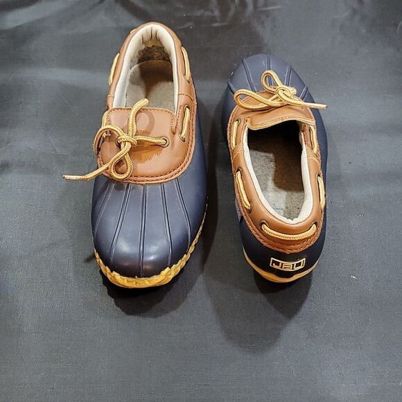 WOMEN'S JBU WATERPROOF LOAFER SHOES SLIP ON FLAT DUCK SHOE - Picture 6 of 16